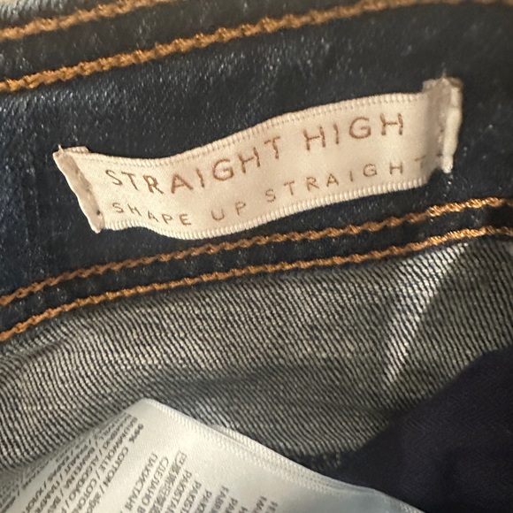 GUESS Straight High Rise “Shape Up Straight” Jeans | Size 28 | Dark Wash - Picture 5 of 8
